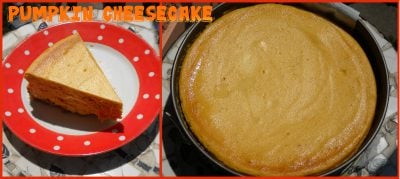Pumpkin cheesecake