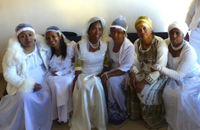 After 10 days of festive conversion rites, 12 couples were wed in Jewish ceremonies. (Deborah Josefson)