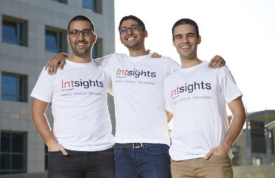 IntSights team, l-r: Bal Ben David, Gy Nizan and Alon Arvatz