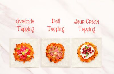 Three toppings for your latkes, courtesy Simple Elegance.