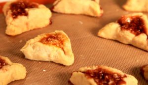 Hamantaschen, fresh out of the oven. (Beryl Shereshewsky)