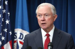 US Attorney General Jeff Sessions said bomb threat probe spanned multiple continents. (Getty)