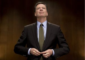 Former FBI Director James Comey, pictured May 3, 2017. (Jim Watson/AFP/Getty)