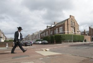 One of Gateshead's 8,000 haredi residents.