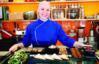 Chanah Auerbach, also known as Chef Raw Raw