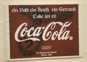 A Coca-Cola ad at the Berlin Olympics (Source: Adbranch.com)