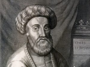 An etching of Sabbatai Sevi (Wikimedia Commons)