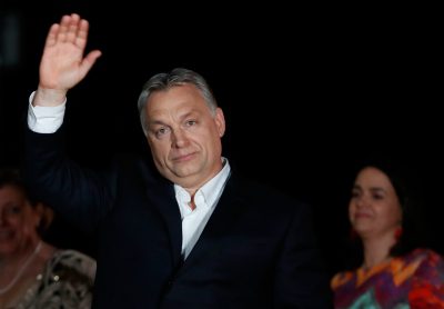 Hungarian Prime Minister Viktor Orban, April 8, 2018 (Laszlo Balogh/)