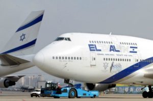 An El Al plane at Ben Gurion. (David Silverman/Getty)