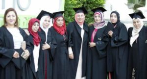 Druze students from the Beyahad program at Ono Academic College in Kiryat Ono, Israel, at their graduation ceremony in January, 2018.