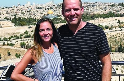 Pastor Jason and Sheryl King in Jerusalem.