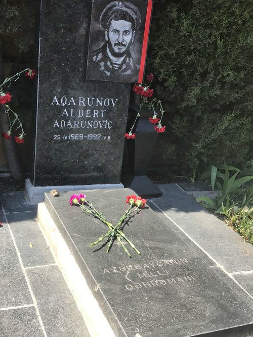 Albert Agarunov Baku Martyr's Lane