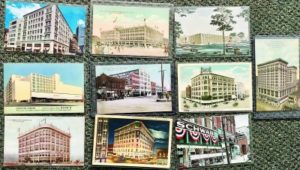 Postcards show Jewish-owned department stores throughout the South.