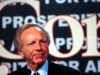 Joe Lieberman at a campaign rally in New Hampshire in October, 2000. (Darren McCollester/Newsmakers/Getty)