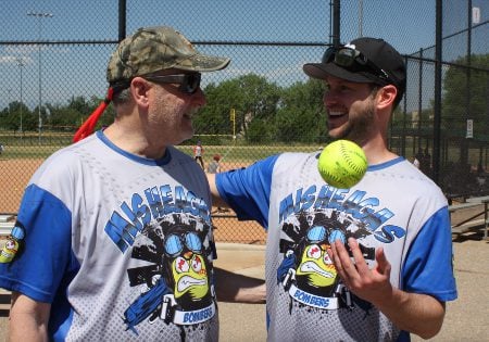 Father and son: Bob, left, and Eric Green. (Steve Mark)