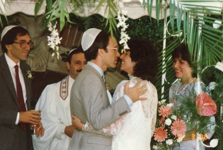 The 1986 wedding of Bob Pailet and Cindy Richman, who were introduced by Ruth Epstein, Denver’s Jewish matchmaker from 1981 to 2004.