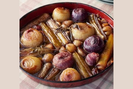 Balsamic-Glazed Onions & Leeks (Dan Perez)