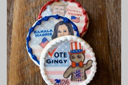 At Houston bakery Three Brothers, election odds are calculated through cookie sales. (Three Brothers/Facebook)