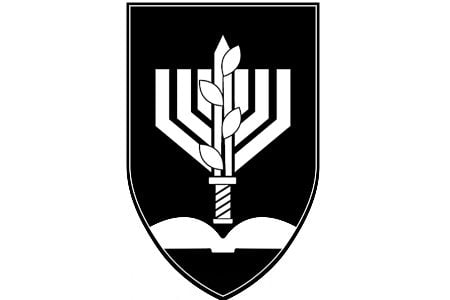 The insignia of the IDF’s new Hasmonean brigade. (IDF Spokesperson)