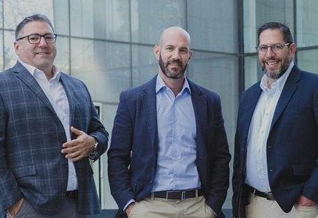 L-r: Hirsch Neustein, Josh Fine and Brent Eisen have formed Kadima Law Group.
