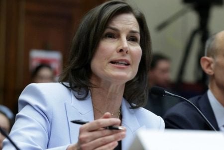Claire Shipman testifies before the House Committee on Education & the Workforce at Rayburn House Office Building on April 17, 2024 in Washington, DC. (Alex Wong/Getty Images)