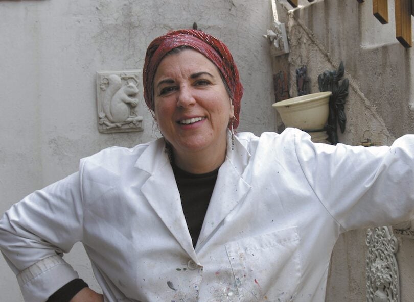 Arel Rachel Mishory, pictured in her studio. (IJN File Photo)
