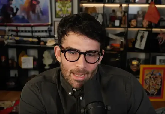 Left-wing Twitch streamer Hasan Piker, who has been accused by several leading Jewish figures of promoting antisemitism, speaks to JTA about his views, April 21, 2026. (Screenshot)