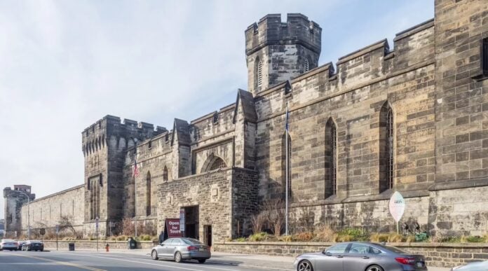 Prison_Synagogue_Old Eastern State Penitentiary, in Philadelphia’s Fairmount neighborhood, was an active prison from its founding in 1829 until its closing in 1971. (Ajay Suresh/Wikimedia Commons)