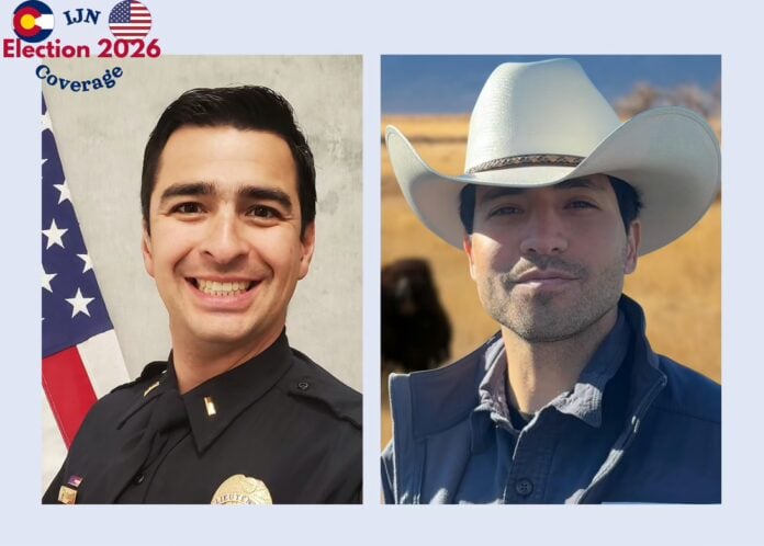Evans-Rutinel In a close race for Colorado’s Congressional District 8, Republican incumbent Gabe Evans, left, faces Democrat Manny Rutinel, right.